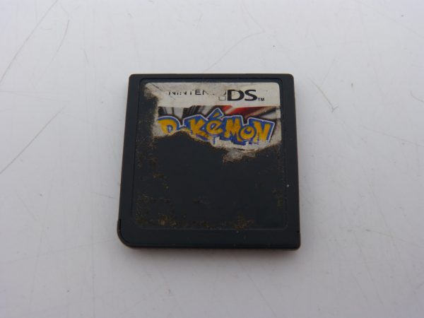 Pokémon platinum version étiquette arrachée