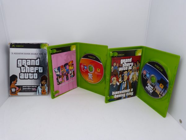 Grand Theft Auto GTA rockstar games double pack