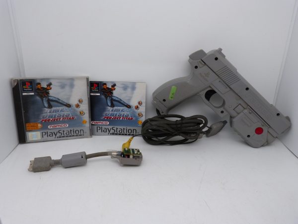 Time crisis project titan + Pistolet namco g-con PS1 Playstation 1