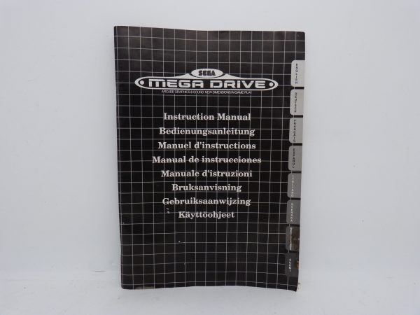 Notice console Sega Mega drive