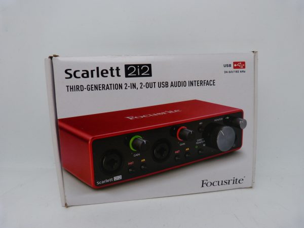Interface audio Scarlett 2i2 focusrite