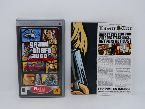 GTA liberty city stories avec notice et carte