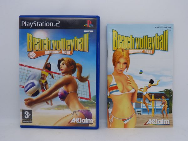 Summer heat beach volleyball