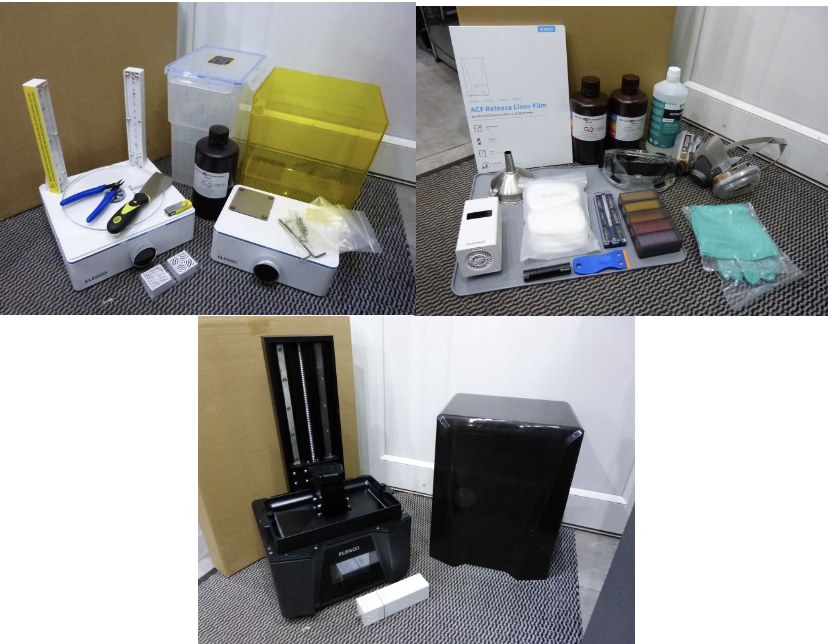 Kit imprimante 3D en résine Elegoo saturn 3 ultra avec nombreux accessoires