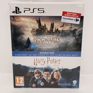 Harry Potter 8 films + Harry Potter Hogwarts legacy double pack jeu + bluray NEUF