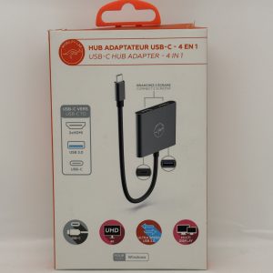 Hub adaptateur usb c 4 en 1 windows mobility lab